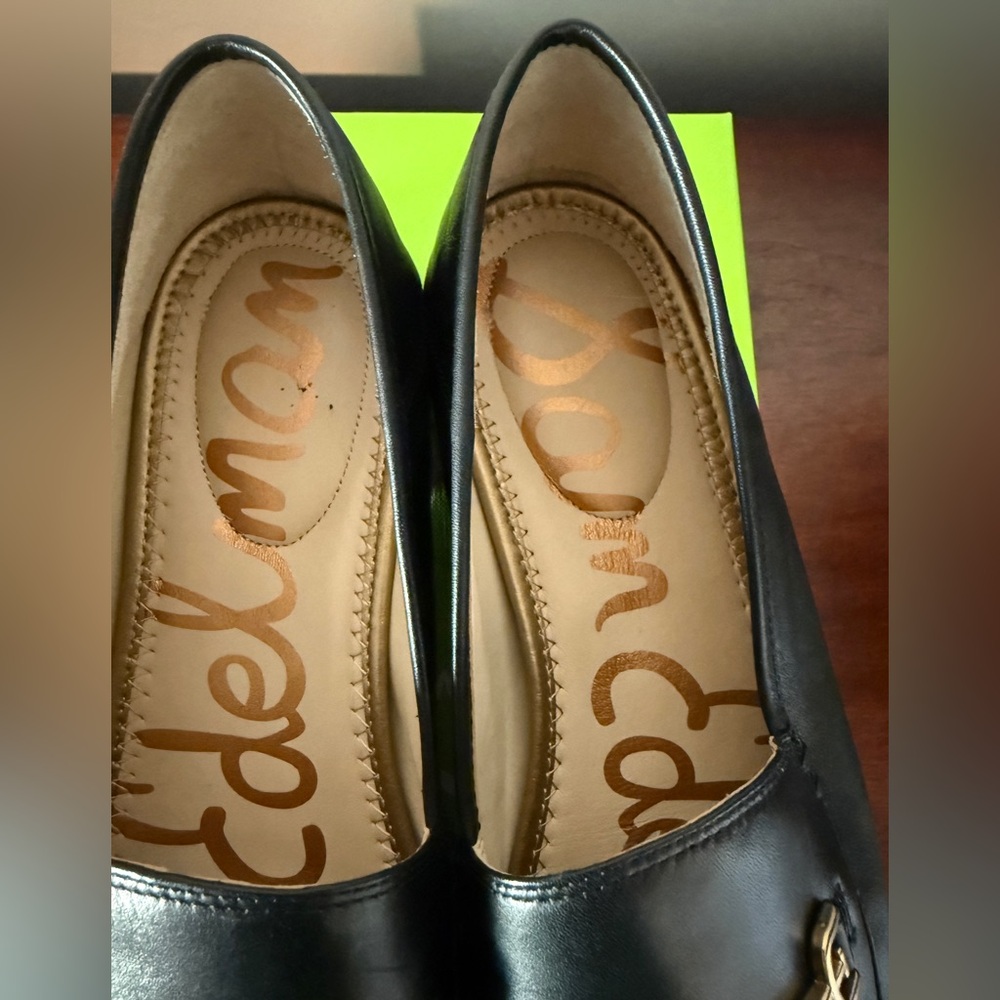 Sam Edelman Loraine Leather Bit Buckle Loafers 9.5 - Picture 7 of 7